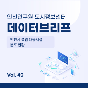 인천연구원 도시정보센터 데이터브리프. 인천시어린이집,유치원 및 영유아 인구 분포현황.38호