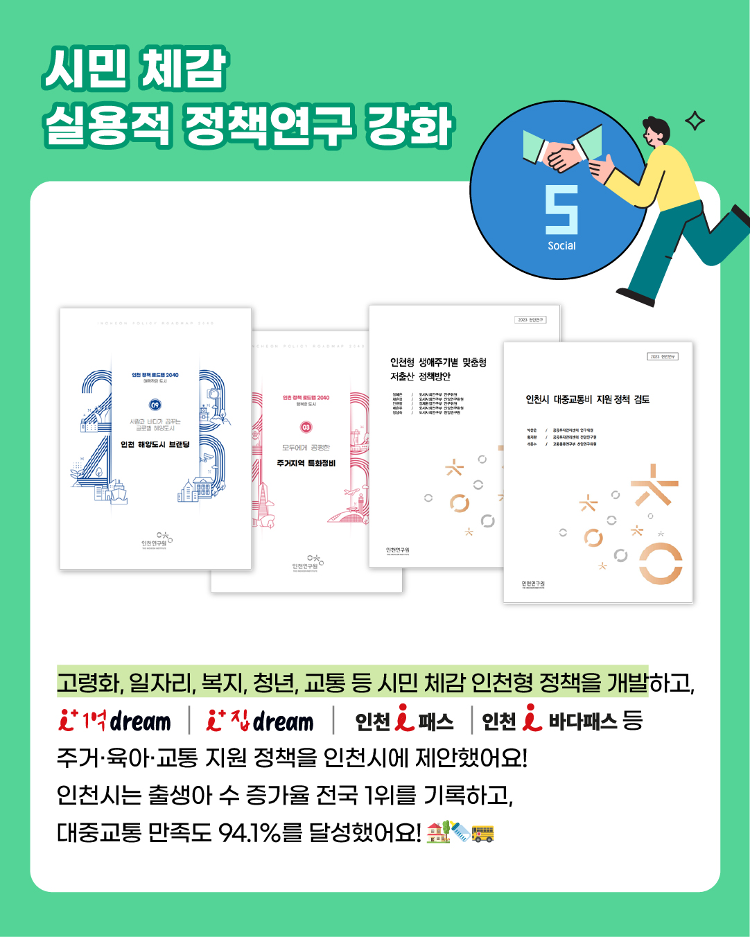 2024년 인천연구원 ESG경영 우수사례 시민 체감 실용적 정책연구 강화
